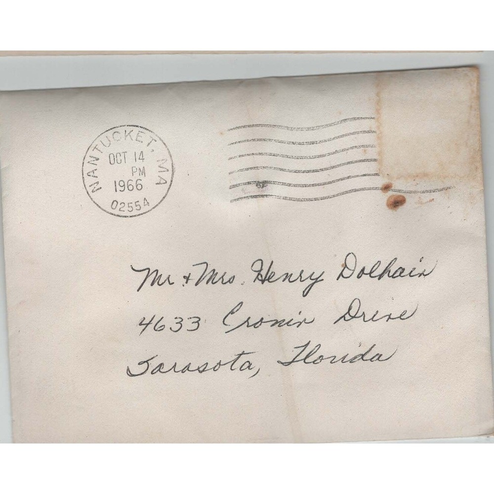 Lot of 13 Vintage Mailed Envelopes Covers 1950s-1980s Sarasota Florida Postmarks - Picture 13 of 14